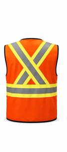 Chaleco de Seguridad Reflectante Personalizado, Certificado, Impermeable, de Alta Visibilidad, con Malla Transpirable para Trabajadores de la Construcción - Product Image 2