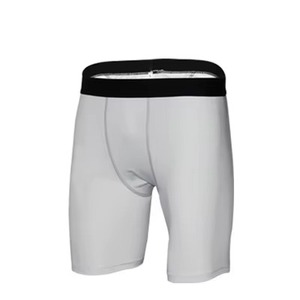 <b>Men's</b> Casual Mid Waist Tights Wholesale High <b>Compression</b> Solid Exercise <b>Shorts</b> for Basketball Jogging Running Sports Drawstring - Product Image 3