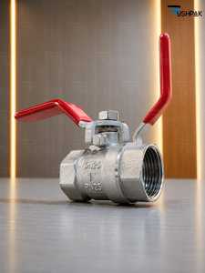 Válvula de Bola Forjada de Latón de 25mm (1 Pulgada) Compacta de Cuarto de Vuelta para Control de Flujo, Cierre Residencial y Comercial Ligero, para Fontanería - Product Image 4