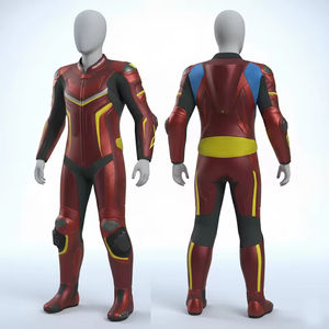 Traje de Protección de Motocross de Cuero de Alta Calidad Hecho a Medida para Hombre con Armaduras de Protección en Varios Colores - Product Image 2