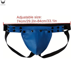 Nuevas llegadas: Jockstraps de cuero de alta resistencia, personalizables al por mayor con tu propio logo, de calidad premium y a la moda, ideales para clubes. - Product Image 3