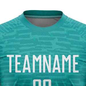 Uniforme de Fútbol de Manga Corta de Primera Calidad, 100% Poliéster, Protección UV, Logotipo Frontal Sólido, Transpirable y de Secado Rápido - Product Image 4