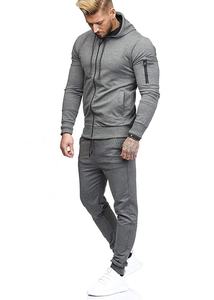 Wholesale <b>Jogging</b> Wear Training Gym Jogger Track Suits Custom Mens Full Zip Hooded Pullover <b>Jogging</b> Wear Tracksuit Men - Product Image 4