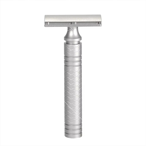 Safety Razor Men's Cnc Double Edge <b>Shaver</b> With Anti-Slip Handle Lightweight Aluminum Alloy Safety Razor Latest New Design - Product Image 1