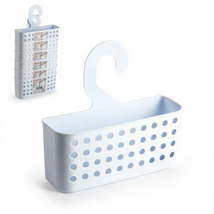 ACCESORIO DE BAÑO, COLGADOR BLANCO, Cestas Colgantes de Plástico para Estantes de Baño - Product Image 2