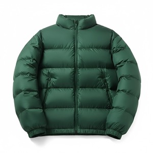 Manteau d'hiver brillant promotionnel de qualité supérieure 2026 pour homme, veste matelassée à capuche, col montant personnalisé, imperméable - Product Image 1