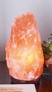Lámpara de Sal Rosa del Himalaya Natural, Cristal Decorativo para el Hogar, Iluminación para Dormitorio, Sala de Estar, Oficina, Mesa, Brillo Cálido Nocturno - Product Image 6