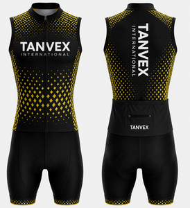 Conjunto de Jersey de Ciclismo Unisex TANVEX, Impresión por Transferencia de Calor, Transpirable, de Secado Rápido, 100% Poliéster, Ecológico, Kit Personalizado para Equipos - Product Image 3