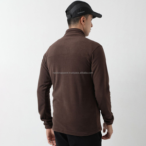 Nardon Apparel 2024 chaquetas de lana Polar transpirables con contraste de Color azul personalizado para hombres buena venta de ropa usable OEM - Product Image 2