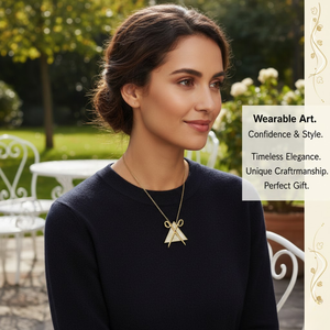 จี้เพชรแท้ทรงกลม 1.00 กะรัต ดีไซน์พิเศษ ทำจากทอง 10 กะรัต | จี้ดีไซน์เนอร์แบบฝังเพชร ไม่มีสายสร้อย เครื่องประดับชั้นดี - Product Image 2