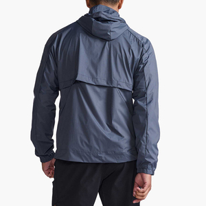 Veste coupe-vent à capuche zippée style hip-hop pour homme, en toile, pour l'hiver, prix de gros, faible MOQ, directement de l'usine - Product Image 2