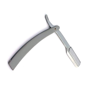 Maquinilla de Afeitar de Seguridad de Acero Inoxidable, Plegable, de Una Sola Cuchilla, Herramienta de Afeitado para Barbería, Mango de Plástico, Uso Profesional - Product Image 1