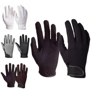 Guantes de Equitación de Alto Agarre para Salto de Obstáculos, Guantes Ecuestres con Muñequera Elástica, Guantes para Competición en Arena, Mitones para Montar a Caballo - Product Image 3