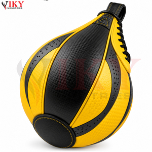 VIKY INDUSTRIES VI-BTB-1616 Ballon de vitesse de boxe en cuir PU robuste - Léger, rebond élevé, poids personnalisable pour la boxe - Product Image 4
