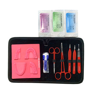Kit de Práctica de Sutura para Estudiantes de Medicina, Herramienta de Entrenamiento, Almohadilla de Silicona Dental Grande con Heridas Pre-cortadas - Product Image 1
