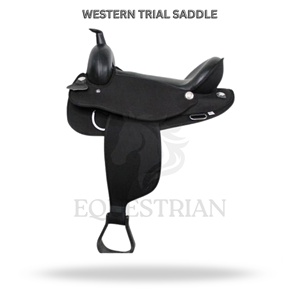 Western Trail Saddle Horse Riding Saddle Equestrian <b>Equipment</b> - Product Image 2