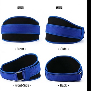 Premium <b>Weight</b> Lifting Dip Belt Neoprene Waist Support Steel Chain Fitness Bodybuilding Strength <b>Training</b> <b>Weight</b> Lifting Belt - Product Image 1