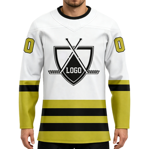 Camisetas de Hockey sobre Hielo Personalizadas al por Mayor, Transpirables, de Secado Rápido, 100% Poliéster, Unisex, para Adultos, Cuello en V, Tirantes, Costuras Reforzadas, las Mejores Camisetas de Hockey - Product Image 6