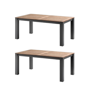 Mesa de Jardín de Madera Maciza de Teca con Patas de Metal, Resistente al Agua, Fácil de Transportar, de Alta Calidad, Precio al por Mayor, Tendencia en Indonesia - Product Image 2