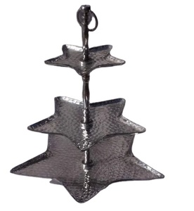 Conception fantastique support à gâteau en aluminium design étoile pour table et vaisselle serveur à gâteau support à gâteau au meilleur prix produit - Product Image 1