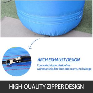 Arco Gonfiabile Esagonale in PVC da 4,5 m con Soffiatore, Blu, per Pubblicità Esterna, Eventi Commerciali, Cinema, Gare e Piste Automobilistiche - Product Image 3