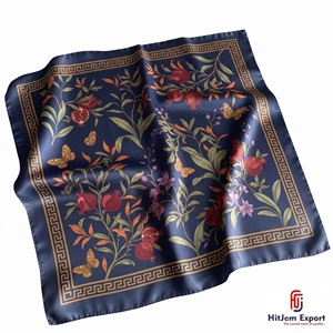 Custom Printed Square <b>Scarf</b> Women Premium Soft Lightweight Fabric OEM ODM Manufacturer Oahu Custom Fabric Products Fashion - Product Image 6