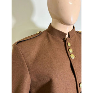 Veste doublette style Garde écossaise marron 100% laine, Tunique pour hommes de fanfare, Tenue des Highlands - Product Image 3