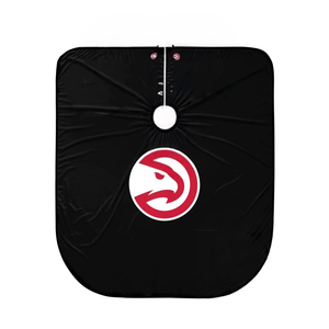 Cape de barbier PRO Atlanta Hawks à grand logo, couleur personnalisée, grande taille, imprimé intégral Atlanta Hawks pour barbier - Product Image 1