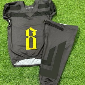 Uniforme Deportivo Transpirable con Impresión Personalizada OEM, Uniforme de Fútbol Americano con Mangas Cortas, Tallas Grandes, Muy Popular - Product Image 2