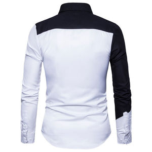 Nueva Camisa de Vestir para Hombre 2026, Diseño Moderno y Económico, Camisa Casual de Algodón con Rayas Verticales, Corte Ajustado, Manga Larga, Servicio OEM - Product Image 2