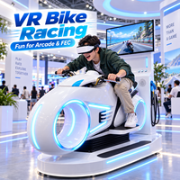 Simulateur de course VR 9D à mouvement complet pour arcade, compatible avec les derniers jeux de course moto en réalité virtuelle