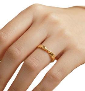 Wedding <b>Stacking</b> Band Smooth Polished Wide Band Minimalist <b>Ring</b> 9K 10K 14K 18K Solid Gold Stackable Proposal <b>Ring</b> Promise <b>Ring</b> - Product Image 6
