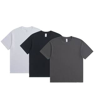 Camiseta Retro para Hombre, Corte Holgado, Talla Europea, 180g, 100% Algodón, Sin Costuras, con Logotipo Bordado Personalizado OEM, Precio de Fábrica China Bangladesh - Product Image 1