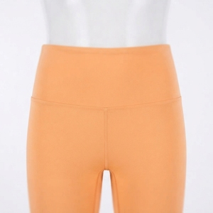 Wholesale High Waist Women's Casual Leather <b>Leggings</b> Custom Logo Pants <b>with</b> <b>Pockets</b> Sexy Outdoor Knitted Fabric for Girls - Product Image 3