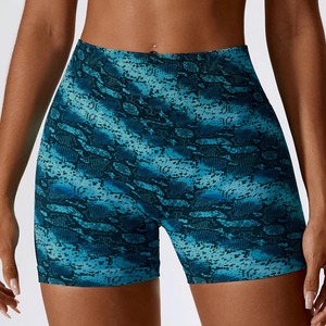 Pantalones Cortos de Yoga Tallas Grandes para Mujer, de Cintura Alta, Elásticos, para Gimnasio y Fitness, Estilo Biker, con Control de Abdomen, para Curvas, Pantalones Cortos de Entrenamiento - Product Image 3