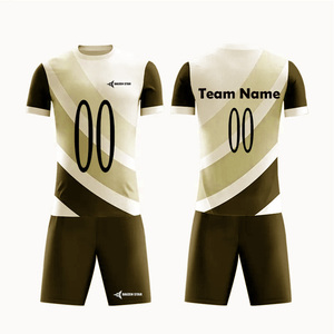 DAIZEN STAR Custom Soccer Jersey Set Short Sleeve V-neck Sublimated Geometric Print Moisture Wicking 100% Polyester Adult Unisex - Product Image 6