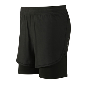 Shorts pour hommes en toile écologique respirante 100% polyester, séchage rapide, fermeture à cordon, style streetwear vintage, été, décontracté, uni - Product Image 1