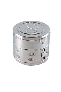 Premium Quality Medical Dressing Drum with Secure Lid for Surgical Dressing <b>Storage</b> and Sterilization Available For Sale - Product Image 5