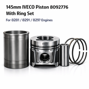 Pistón Industrial Marino Iveco AIFO FPT 8281 8291 de 145 mm y 17.2 L, 8092776 126180 224-3500 94744600 08-145300-00 - Product Image 1