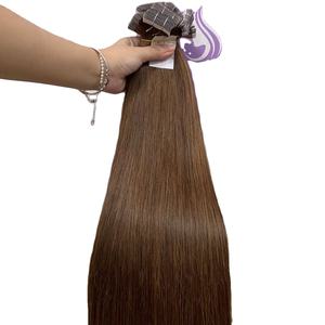 Extensiones de Cabello Vietnamita de Alta Calidad, Color Natural, Liso, Cabello Virgen con Cutícula Alineada, Sin Procesar, Sin Enredos, Sin Caída - Product Image 6
