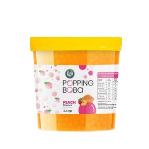 Perlas de Tapioca con Sabor a Lichi para Té de Burbujas, Jugo de Frutas, Certificado Halal - Product Image 2
