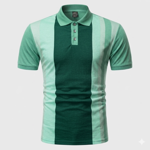 Chemises pour hommes à manches courtes 100% coton Logo personnalisé sur le devant Impression numérique 140g Respirant Léger Séchage rapide Meilleure qualité - Product Image 6