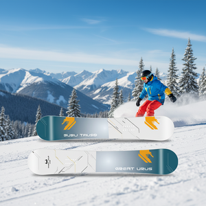 Tabla de Snowboard y Esquí de Nieve Personalizada Premium OEM con Núcleo de Fibra de Carbono y Madera, Impresa en 3D para Uso Profesional en Estaciones Alpinas - Product Image 6
