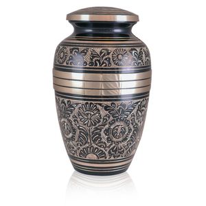 Urna Funeraria de Latón de Alta Calidad con Grabado de Águila Dorada y Mármol Azul para Cenizas Humanas, con Bolsa de Terciopelo Gratis, Urna Pintada a Mano - Product Image 6