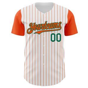 Maillot de baseball personnalisé sublimé OEM 100% polyester respirant à manches courtes imprimé pour l'été avec nom d'équipe personnalisé unisexe adulte - Product Image 6