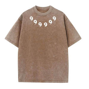 เสื้อยืดลายฟอกสีสไตล์ฮาราจูกุ ผ้าฝ้าย 100% คุณภาพสูง ระบายอากาศได้ดี เหมาะสำหรับฤดูร้อน แขนสั้น - Product Image 4