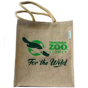 Sacs en jute indien Sac en jute fantaisie écologique Sac à main polyvalent avec fermeture éclair et poignée à vendre - Product Image 1