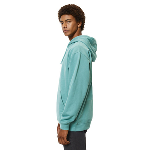 Men's 100% Cotton Streetwear Latest Style Hoodie Heavy Winter Fleece Pullover Thermal Solid Collar 2 Pcs Size - Product Image 3