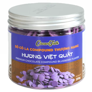 Chocolat Composé de Qualité Professionnelle pour l'Exportation OEM/ODM, Chocolat aux Myrtilles HALAL, Boutons Solides de Cacao pour Biscuits de Boulangerie - Product Image 1