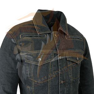 Chaquetas de mezclilla para hombre a precios razonables para uso en exteriores, estilo casual y urbano, chaqueta de mezclilla para hombre en color sólido - Product Image 4
